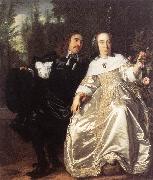 HELST, Bartholomeus van der Abraham del Court and Maria de Keersegieter sg oil painting on canvas